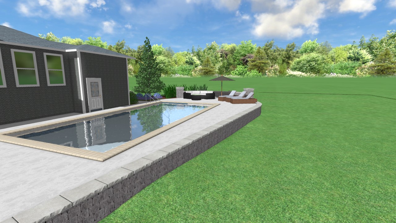 Space Restricted Backyard