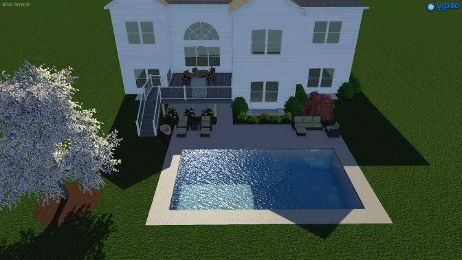 Geist Lake in Cambridge Subdivision
